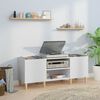 vidaXL ierakstu skapis, balts, 121x38x48 cm, inženierkoks