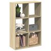 vidaXL telpas sadalītājs, grāmatu plaukts, ozola, 69,5x29x103,5 cm