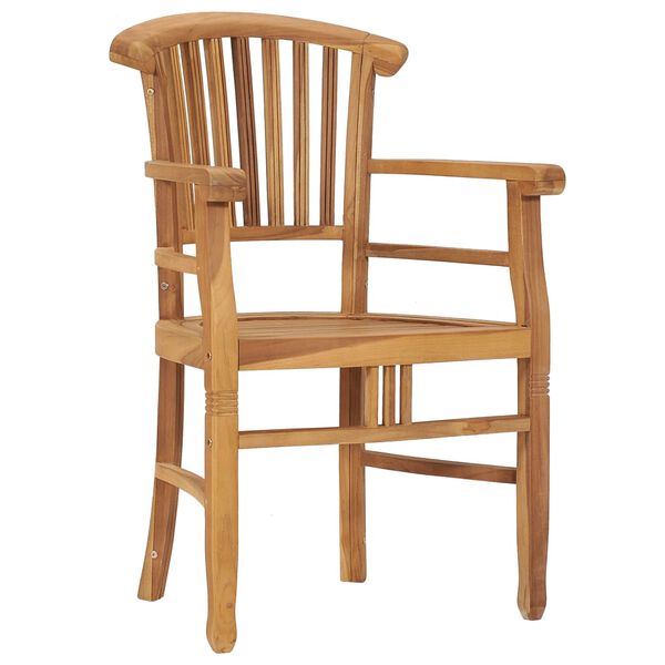 vidaXL 7-daļīgs dārza mēbeļu komplekts, masīvs tīkkoks