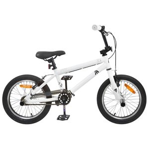 vidaXL BMX Velosipēds 20 Collas pēc 9 gadu vecuma Balts