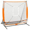 vidaXL multisporta beisbola treniņu tīkls, melns, 174x76x158,5 cm