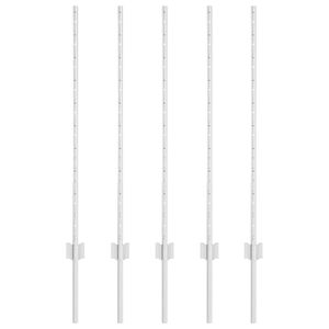 vidaXL Iegultais žogs 5 gab. Sudraba 140 cm