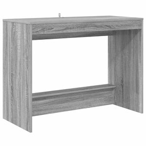 vidaXL Gultas galds Pelēks Sonoma Inženierijas koks 100 x 45 x 75 cm