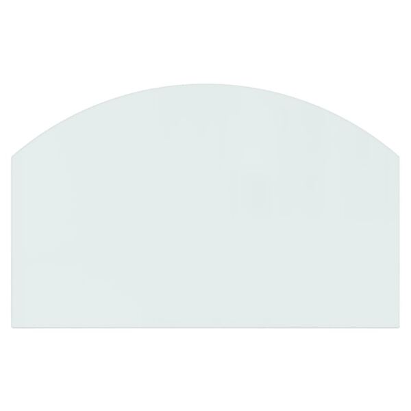 vidaXL kamīna plāksne, stikls, 80x50 cm