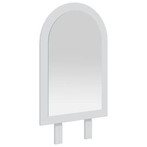 vidaxl Spogulis FAUSKE Balts 43 x 3,5 x 77 cm