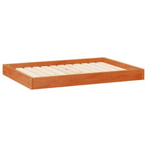 vidaXL Suņu gulta 101,5 x 74 x 9 cm Cieta priede