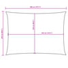 vidaXL saulessargs, taisnstūra forma, 2,5x4 m, oranžs oksforda audums