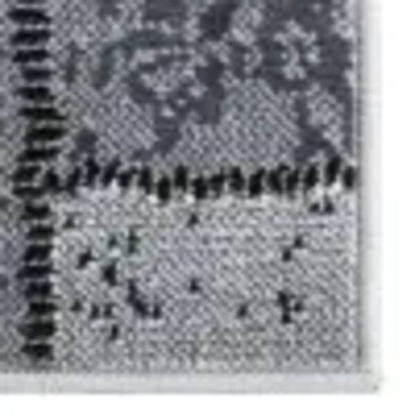 vidaXL paklāja celiņ&scaron;, BCF, pelēks bloku raksts, 60x500 cm