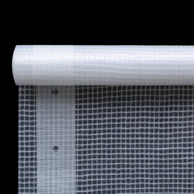 vidaXL brezenta pārklājs, smalki austs, 260 g/m² 4x10 m, balts