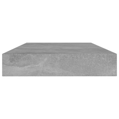 vidaXL plauktu dēļi, 4 gab., betonpelēki, 80x10x1,5 cm, skaidu plāksne