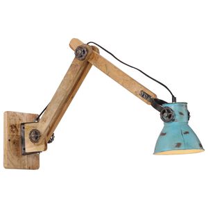 vidaXL sienas lampa, 25 W, bružāti zila, 96x15x20 cm, E27