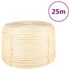 vidaXL virve, 12 mm, 25 m, 100% sizals
