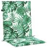 vidaXL Aizmugures spilveni 6 gab. Lapu raksts 100 x 50 x 3 cm