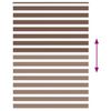 vidaXL žalūzijas zebra 160x230 cm auduma platums 155,9 cm poliesters