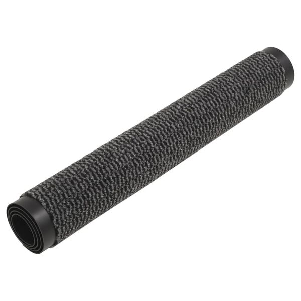 vidaXL durvju paklājs, 60x180 cm, antracītpelēks