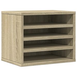 vidaXL rakstāmgalda organizators, ozolkoka krāsa, 36x26x29,5 cm, koks