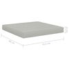 vidaXL pale&scaron;u mēbeļu spilvens, 60x61,5x6 cm, bē&scaron;s audums