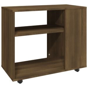 vidaXL galdiņ&scaron;, ozolkoka krāsa, 70x35x55 cm, inženierijas koks