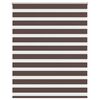 vidaXL zebras žalūzijas, 140,9x175 cm, audums, platums 136,7 cm, kafijas krāsas