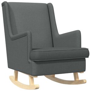vidaXL &Scaron;ūpuļkrēsls Tum&scaron;i pelēks 62 x 80 x 85 cm audums