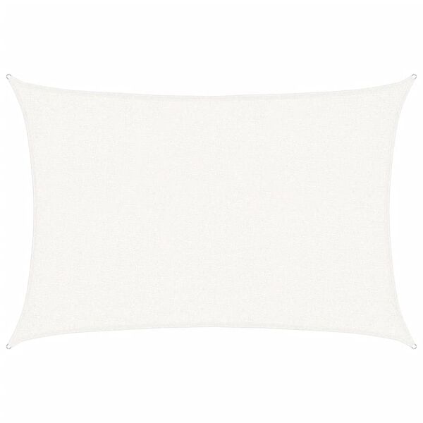 vidaXL saulessargs, 160 g/m&sup2;, balts, 2x2,5 m, HDPE