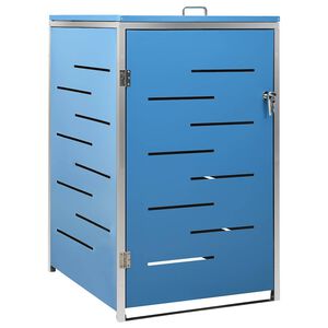 vidaXL nojume atkritumu konteineram, 69x77,5x115 cm, tērauds