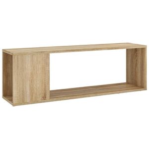 vidaXL TV plaukts, ozolkoka krāsa, 100x24x32 cm, inženierijas koks