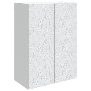 vidaXL Sienā piestiprināms skapis Balts 66 x 34,5 x 90 cm
