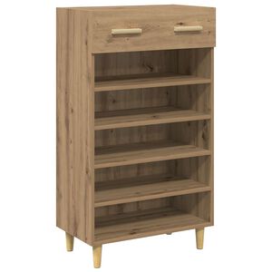vidaXL Apavu skapis 60 x 35 x 105 cm Inženierijas koks Artisan ozols