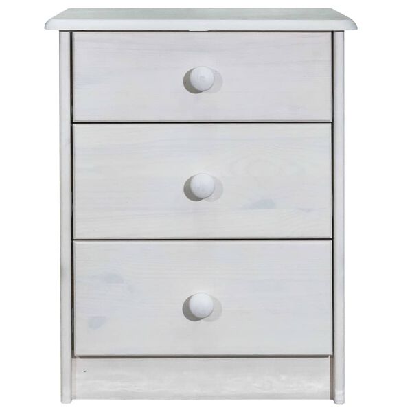 vidaXL kumode ar atvilktnēm, 43x34x53 cm, priedes masīvkoks