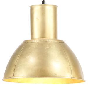 vidaXL griestu lampa, misiņa krāsā, apaļa, 25 W, 28,5 cm, E27
