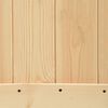 vidaXL bīdāmās durvis ar stiprinājumiem, 90x210 cm, priedes masīvkoks