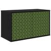 vidaXL Sienā montējams TV skapis GELEEN 69 x 33 x 40 cm Melns ozols