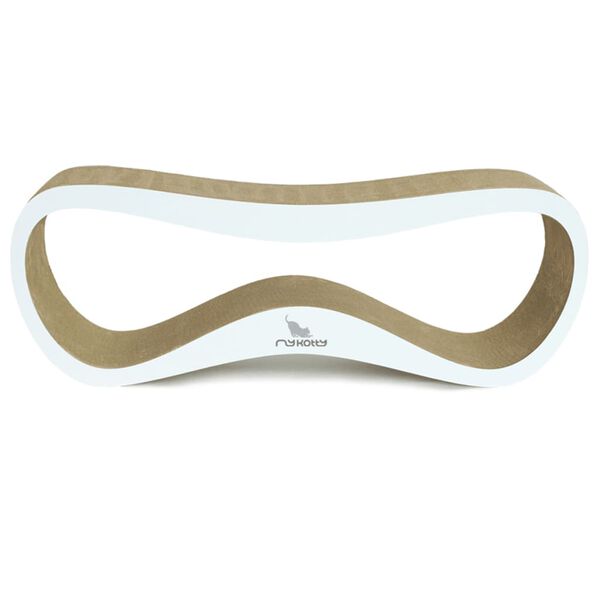 MyKotty kaķu nagu skrāpis LUI, 75x25x25 cm, balts, 3081