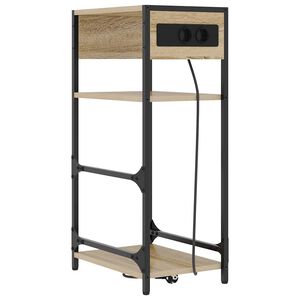 vidaXL Nakts skapītis Sonoma ozols 40 x 27 x 76 cm Inženierijas koks