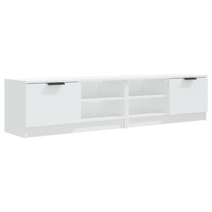 vidaXL TV skapī&scaron;i, 2 gab., balti, 80x35x36,5 cm, inženierijas koks