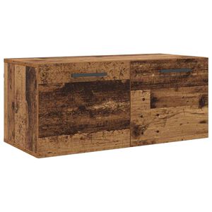 vidaXL Sienas skapis Vecs koks 80 x 36.5 x 35 cm Inženierijas koks