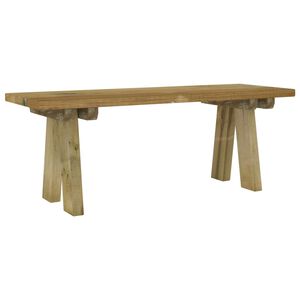 vidaXL dārza sols, 110 cm, impregnēts priedes masīvkoks