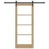 vidaXL Slīdo&scaron;ās durvis Dabiska 83 x 202 cm