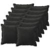 vidaXL Spilvens ar spilvenu HOUTEN 12 gab. Melns Samts