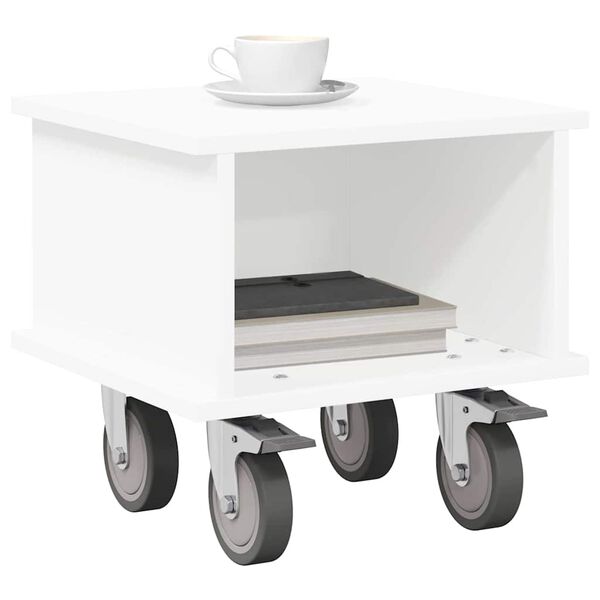 vidaXL Televizora stends Balts 37 x 35 x 35 cm Inženierijas koks