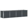 vidaXL Puķu kaste Antracīts 320 x 80 x 75 cm Tērauds