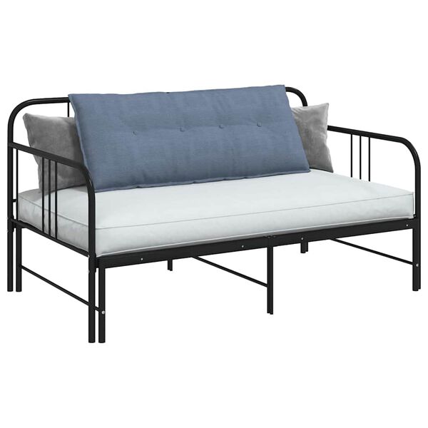 vidaXL Atpakaļ spilvens Zila 120 x 50 cm Korduroja audums