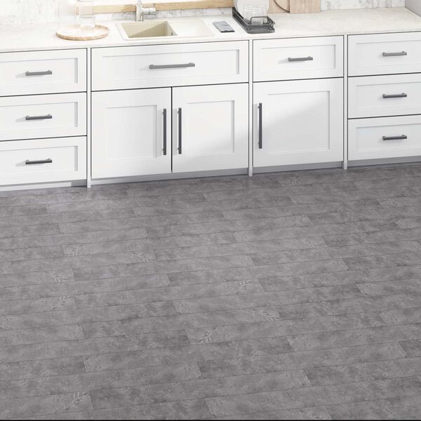 vidaXL Grīdas dēļi 36 pcs Betona Pelēks 5,02 m&sup2; PVC