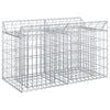 vidaXL Gabions pacelta gulta Sudraba