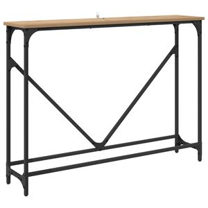 vidaXL Konsoles galds Artisānā ozols 102 x 23 x 75 cm