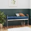 vidaXL sols, 97 cm, zils samts un nerūsējo&scaron;s tērauds