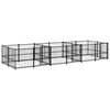 vidaXL suņu voljērs, 11,26 m&sup2;, tērauds
