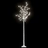 vidaXL Ziemassvētku koks, 180 LED, vēsi balta gaisma, 1,8 m