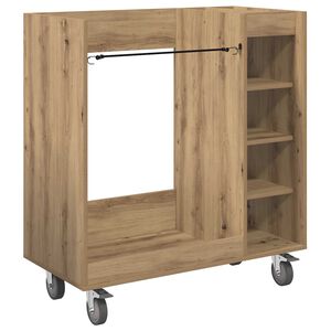 vidaXL Golfu skapis ar riteni Artisānā ozols 90 x 45 x 98 cm